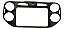 Moldura Multimídia Difusor Ar Vw Tiguan 2012 2013 2014 - Imagem 1