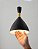 Luminária Pendente de Teto Moderna com detalhe Dourado - Imagem 1