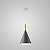 Luminária Pendente Moderna de Teto com detalhe de Madeira tipo Cone - Imagem 1