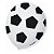 Balão Látex 9" Bolas de Futebol c/25 unid. São Roque / Mais Festa - Imagem 1