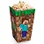 Caixa Pipoca Festa Minecraft 6x6x12,5 c/10 unid. Cromus / Mais Festa - Imagem 1