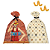 Sacola Plastica One Piece C/08 - Festcolor  Mais Festa - Imagem 1