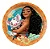 Prato Papel Redondo Moana 18cm c/08 unid. Regina / Mais Festa - Imagem 2