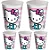 Copo Papel Hello Kitty 200ml C/ 08 Unidades (111388) - Imagem 2