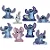 Decoração de Mesa Stitch New C/08 Unidades (108510) - Imagem 1