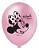 Balão Látex Minnie Mouse Rosa 9" C/25 Unidades (118883.6) - Imagem 2