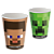 Copo Papel Minecraft 200ml C/08 Unidades (113152) - Imagem 1