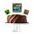 Kit Topo de Bolo Minecraft C/03 Unidades (113160) - Imagem 1