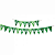Faixa Decorativa Triangular Palmeiras C/01 Unidade (300177) - Imagem 1