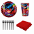 Kit Festa Ladybug - Copo, Prato, Guardanapo e Garfo - Imagem 1