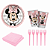 Kit Festa Minnie Rosa- Copos, Pratos, Guardanapos e Garfo - Imagem 1