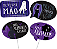 Placas Divertidas Wandinha C/04 Unidades (111128) - Imagem 1