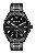 Relógio de Pulso Seculus, Caixa e Pulseira em Aço Preto, Mostrador Preto, Garantia de 02 Anos, Aprova D'água. Ref.: 77261GPSVPA1 - Imagem 1