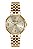 Relógio de Pulso Seculus, Mostrador Dourado, Caixa e Pulseira em Aço, Garantia de 02 Anos, Aprova D'Água. Ref.: 77267LPSVDS1 - Imagem 1