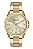 Relógio de Pulso Seculus, mostrador Dourado, Caixa e pulseira em Aço, Garantia 02 Anos,Aprova D'água.: Ref.: 44216GPSVDA3 - Imagem 1