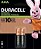 Pilha Duracell Alcalina AAA Palito, Cartela com 02 unidades. - Imagem 1