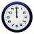 RELOGIO PAREDE EURORA 26X26X5 CM REDONDO LISO - 6517 - Imagem 1