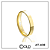 Aliança em Ouro 18k com núcleo em Prata 950 peso médio 1,65 grama Ref.: AT438 - Imagem 1