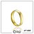 Aliança em Ouro 18k com núcleo em Prata 950 peso médio 4,30 Gramas Ref.: AT450 - Imagem 1