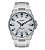 Relógio de Pulso Orient, Mostrador Branco Detalhes em Azul, Caixa e Pulseira em Aço, Aprova D'água.  Ref.: MBSS 1369 - Imagem 1