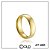 Aliança em Ouro 18k com núcleo em Prata 950 peso médio 5,40 gramas Ref.: AT460 - Imagem 1
