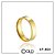 Aliança em Ouro 18k com núcleo em Prata 950 peso médio 4,45 Gramas  AT454 - Imagem 1
