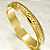 Aliança Bodas de Ouro 18k com fio central Bordado Embutido -Modelo Belga - Peso Médio 2,50 Gramas - Imagem 1