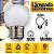 Kit 10 Lâmpadas LED | Bolinha 1w | E27 | Branco Quente - Imagem 4