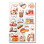 Cartelas de Adesivos Fantasy Stickers - 6 cartelas - Imagem 4