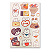 Cartelas de Adesivos Fantasy Stickers - 6 cartelas - Imagem 6