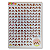 Mini Adesivos Factory Sticker - 2 cartelas - Imagem 1