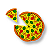 Borracha Pizza - 7 unidades - Imagem 1