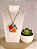 Colar com Pingente de Resina e Flores Naturais - MODEL-20241 - Imagem 1