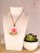 Colar com Pingente de Resina e Flores Naturais - MODEL-202410 - Imagem 1