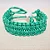 Bracelete VERDE CLARO RAJADO - Imagem 1