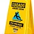 PLACA SINALIZ PLAST PISO MOLHADO 9248B SUPERPRO - Imagem 2