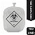 SACO P/ LIXO 200L INFECTANTE HBI2001 - BRANCO PC C/ 100 - Imagem 1
