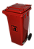CONTAINER 120L VERMELHO 9358VR SUPERPRO - Imagem 2