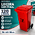 CONTAINER 120L VERMELHO 9358VR SUPERPRO - Imagem 1