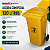 CONTAINER 120L AMARELO 9358AM SUPERPRO - Imagem 1