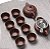 Conjunto de Chá Xi Shi de Argila Roxa Gong Fu 150ml - 10 pçs - Imagem 1