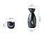 Conjunto Cerâmicas Japonesa para Saque ou Vinho 170ml - 5 pçs - Imagem 7