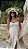 Vestido de Linho Longo Com Fenda Natural - Imagem 4