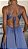 Vestido Longo Plissado Azul Serenity - Imagem 5