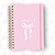 Caderno Laço Dream Pink | A5 ou Colegial | Fixo ou Reposicionável - Imagem 1