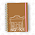 Caderno Amélie Marrom | A5 ou Colegial | Fixo ou Reposicionável - Imagem 1