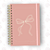 Caderno Laço Blush | A5 ou Colegial | Fixo ou Reposicionável - Imagem 1