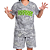 Pijama Infantil Masculino em  Malha 100% algodão Dinossauro - Imagem 2