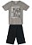 Conjunto Infantil Masculino Dinossauro 100% Algodão - Imagem 1