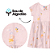 Vestido Baby Infantil Estampa de Ursinhos e Abelhas - Imagem 2